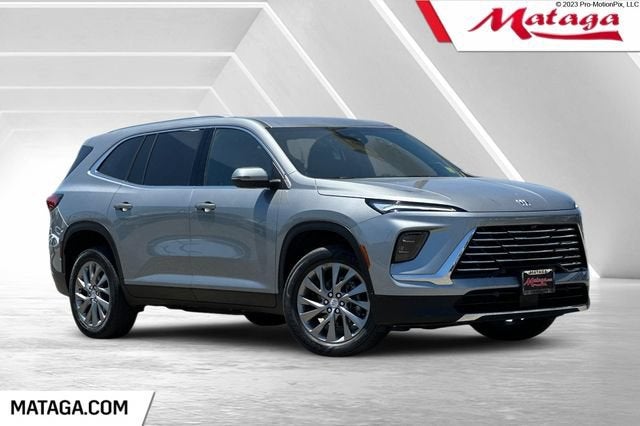 2025 Buick Enclave Preferred in Moonstone Gray Metallic — front three-quarter view
